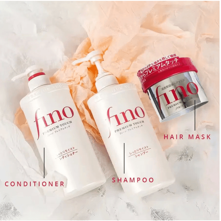 SHISEIDO Fino Shampoo 500ml | Conditioner 500ml | Hair mask 230g - for Damaged Care Deeply Nourish