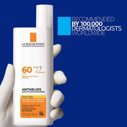 La Roshe-Posay Anthelios Ultra Light Fluid Facial Sunscreen SPF 60