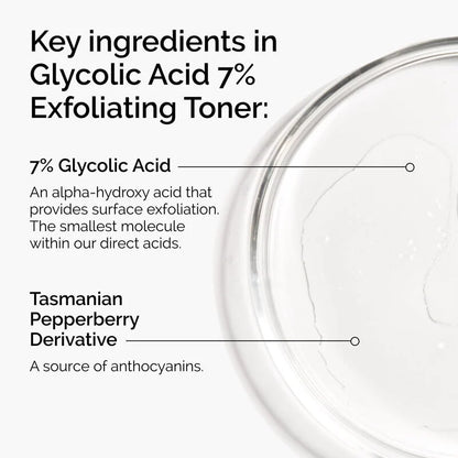 The Ordinary  Glycolic Acid 7% Exfoliating and Brightening Toner