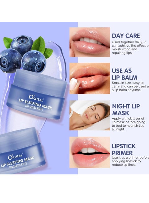 Ocheal Lip Sleeping Mask Blueberry